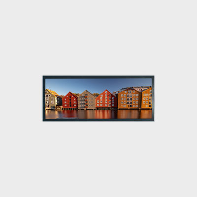 17.2 นิ้ว Bar Type LCD Display 1366*510 LVDS 500 นิต