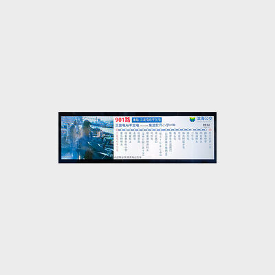 38 นิ้ว Bar Type TFT LCD โฆษณาภายในและภายนอก การใช้งานขนส่งโดยสาร