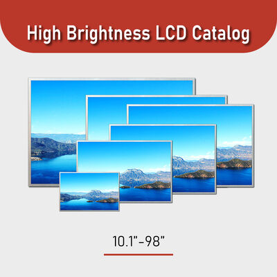 10.1-98" ขนาดแผ่น ความสว่างสูง จอ LCD ความสว่าง 700-5000