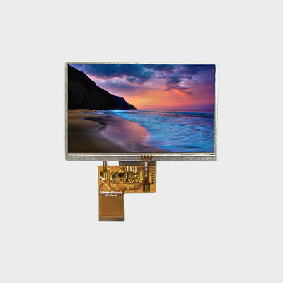 หน้าจอ LCD RGB ขนาดกลางและเล็ก 5.0 นิ้ว 800×480 600 นิท สําหรับอุปกรณ์มือถือ