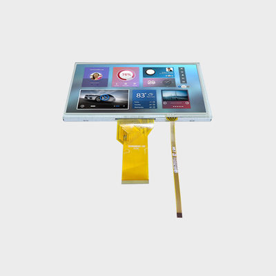 7.0 นิ้ว หน้าจอ LCD ขนาดกลางและเล็ก 800×480 RGB 250 Nits