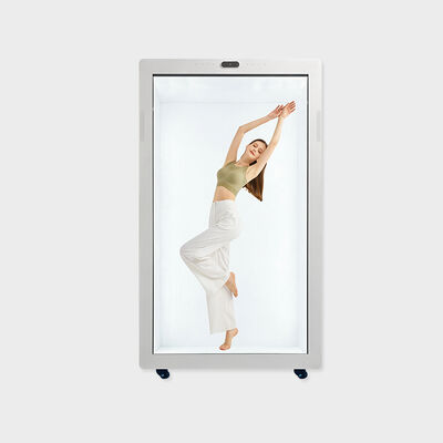 เครื่องจอแสดงผล LCD โปร่งใสขนาด 75 นิ้วพร้อมฟังก์ชั่นสัมผัส 2160 * 3840 Win10