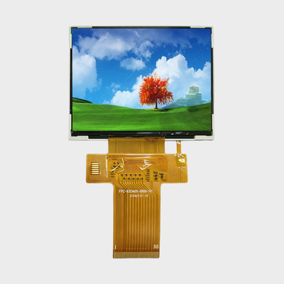 โซลูชัน LCD ขนาดเล็ก 3.5 นิ้วพร้อมอินเทอร์เฟซ RGB 320*240 รองรับการปรับแต่งความสว่าง