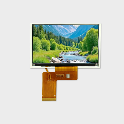 โซลูชัน LCD ขนาดเล็ก 4.3 นิ้วพร้อมอินเทอร์เฟซ RGB 800 * 480 รองรับความสว่าง 1,000nits