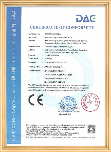 จีน Shenzhen Rogin Electronics Co., Ltd. รับรอง