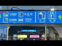 47.6 นิ้ว ด้านสอง LCD โปรแกรมโฆษณาจอ 1920 * 360