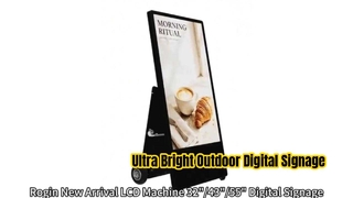 ป้ายดิจิตอลเครื่อง LCD สำหรับป้ายร้านอาหารกลางแจ้งและในร่ม